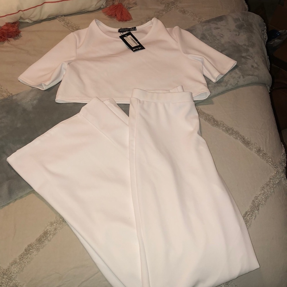 Crop top and pant set